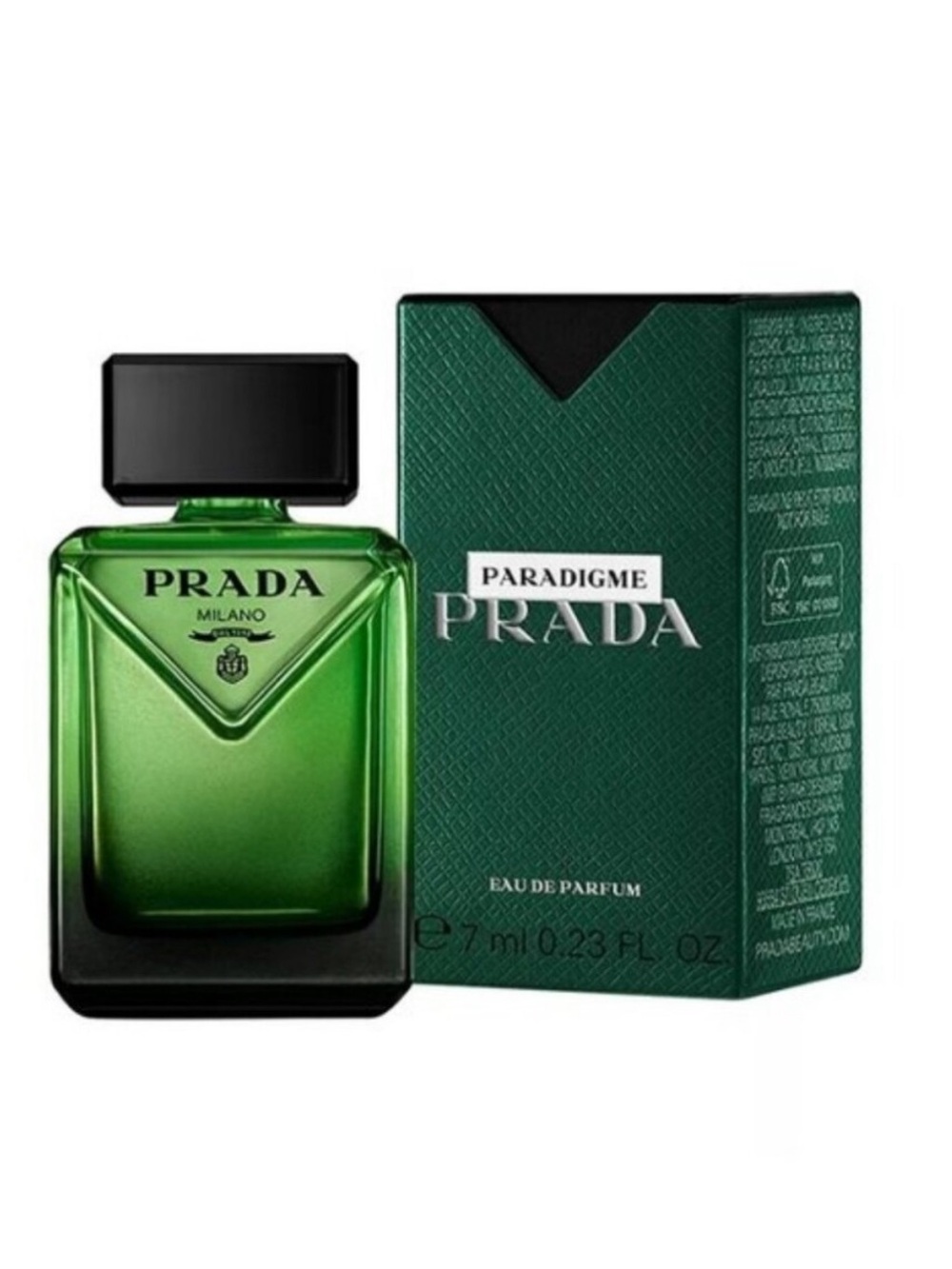 EMPTYYYYY PRADA Paradigme Men's Fragrance Mini Dabber Bottle 7 ml